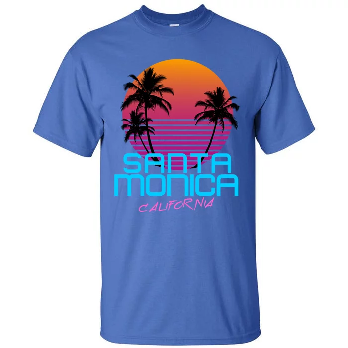 Santa Monica California Retro 80S Cute Gift Tall T-Shirt