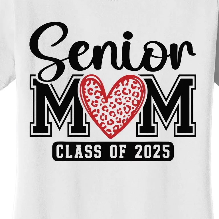 Senior Mom Class Of 2025 Graduation Vintage School Spirit Women's T-Shirt