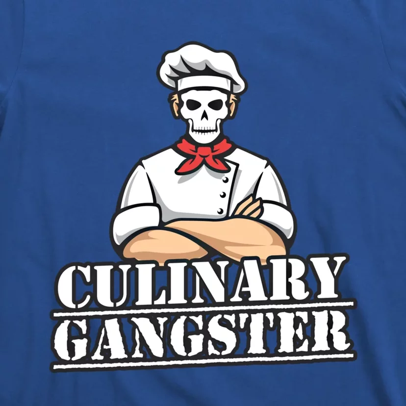 Skull Master Chef Culinary Gangster Funny Gift T-Shirt