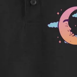 Sleeping Moon Cloud Dry Zone Grid Performance Polo