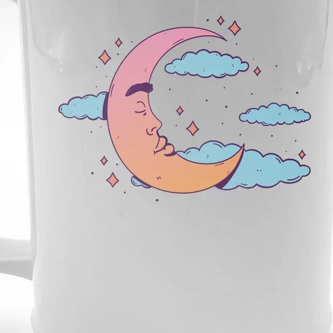 Sleeping Moon Cloud Front & Back Beer Stein