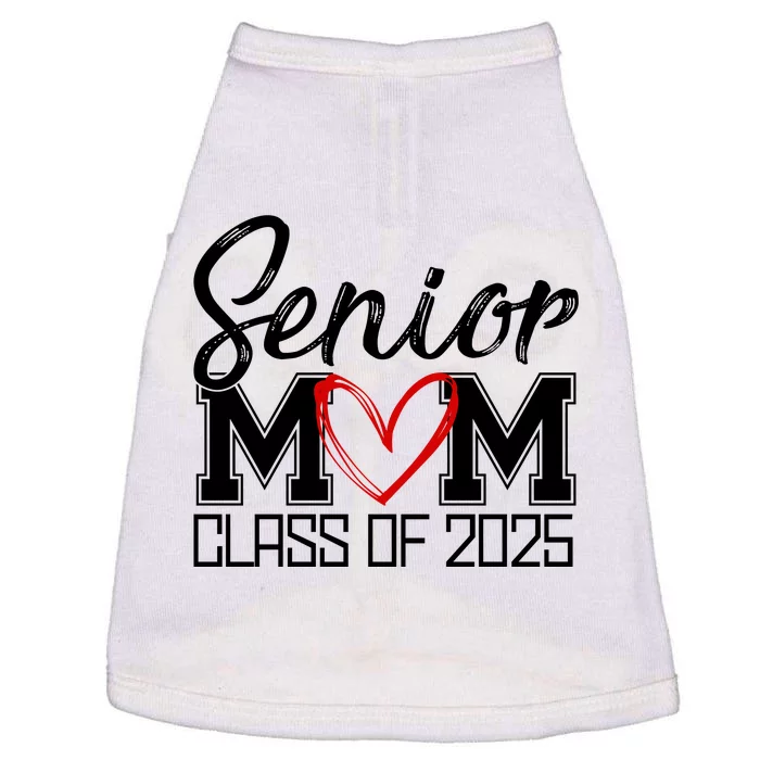 Senior Mom Class Of 2025 Heart Doggie Tank