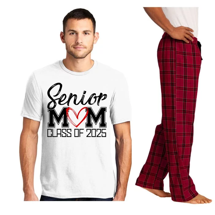 Senior Mom Class Of 2025 Heart Pajama Set