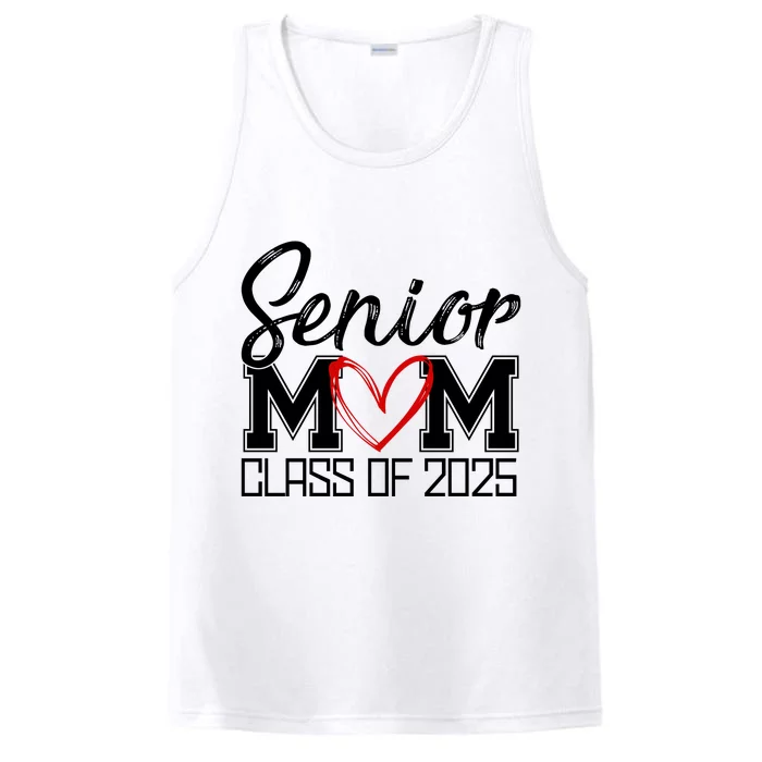 Senior Mom Class Of 2025 Heart Performance Tank