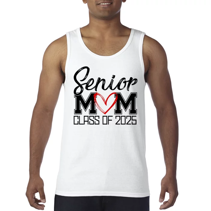 Senior Mom Class Of 2025 Heart Tank Top