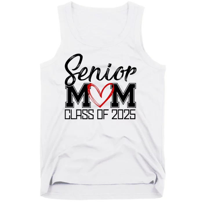 Senior Mom Class Of 2025 Heart Tank Top