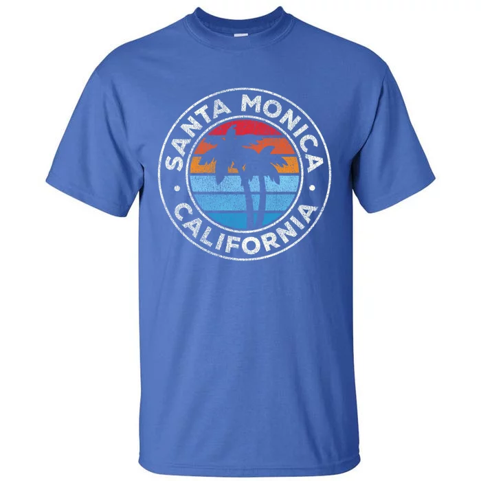 Santa Monica California Ca Vintage Graphic Retro 70s Great Gift Tall T-Shirt