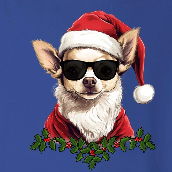 Sassy Mexican Chihuahua Santa Xmas Cool Chihuahua Christmas Gift Toddler Long Sleeve Shirt