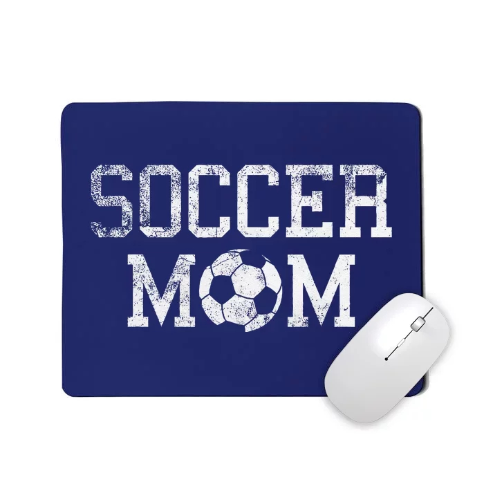 Soccer Mama Clothing Retro Vintage Soccer Mom Mousepad