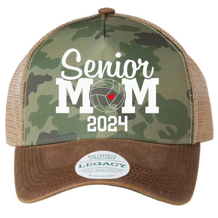 Senior Mom Class Of 2024 Volleyball Mom Graduation Legacy Tie Dye Trucker Hat