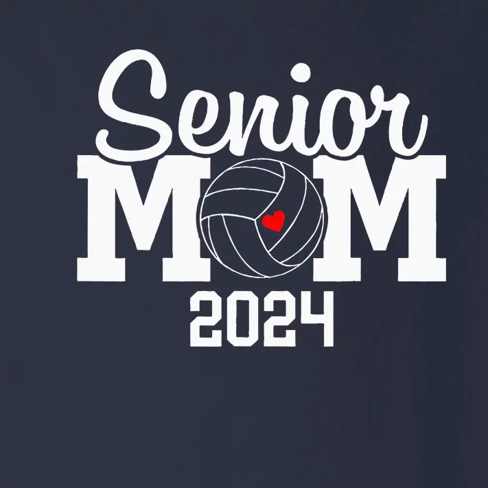 Senior Mom Class Of 2024 Volleyball Mom Graduation Toddler Long Sleeve Shirt