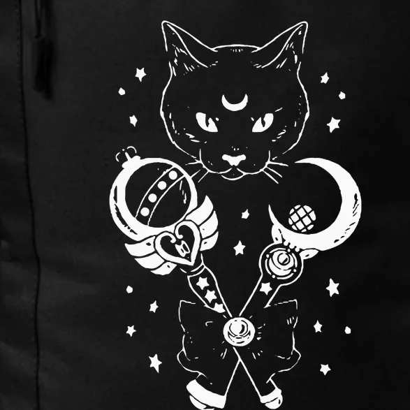 Sailor Meow Cute Moon Cat Space Magic Gothic Halloween Daily Commute Backpack