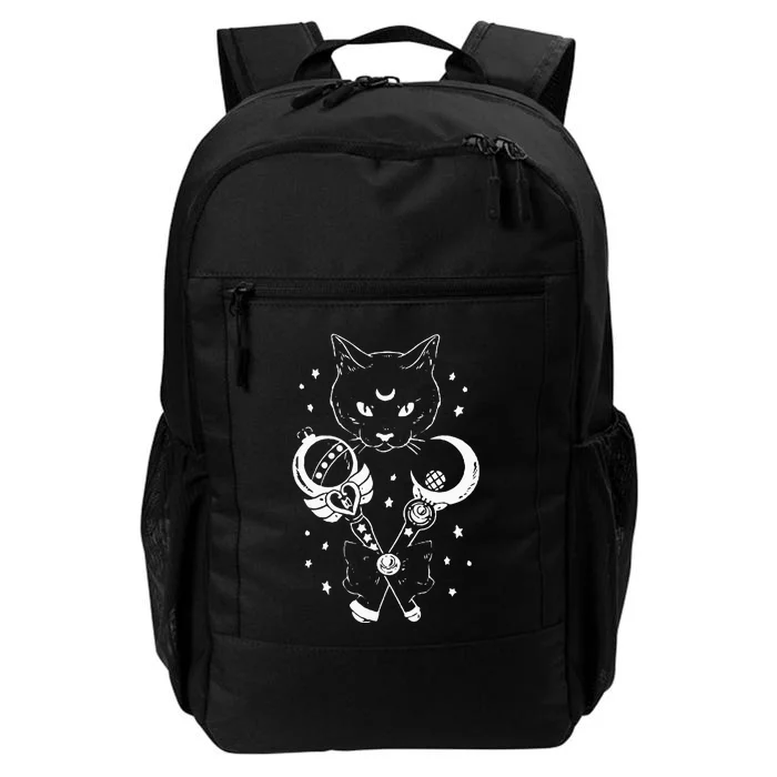 Sailor Meow Cute Moon Cat Space Magic Gothic Halloween Daily Commute Backpack