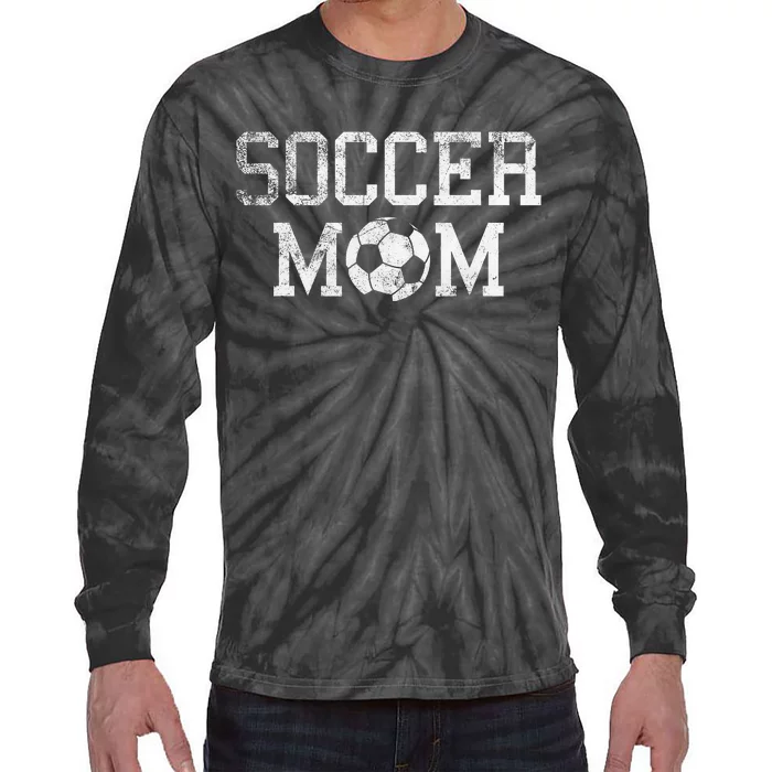 Soccer Mama Clothing Retro Vintage Soccer Mom Tie-Dye Long Sleeve Shirt