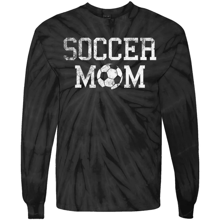 Soccer Mama Clothing Retro Vintage Soccer Mom Tie-Dye Long Sleeve Shirt