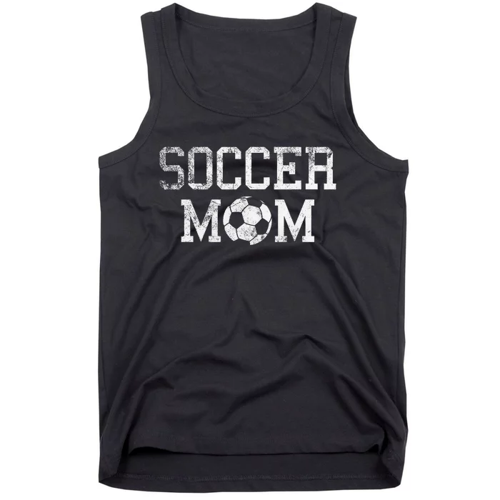 Soccer Mama Clothing Retro Vintage Soccer Mom Tank Top