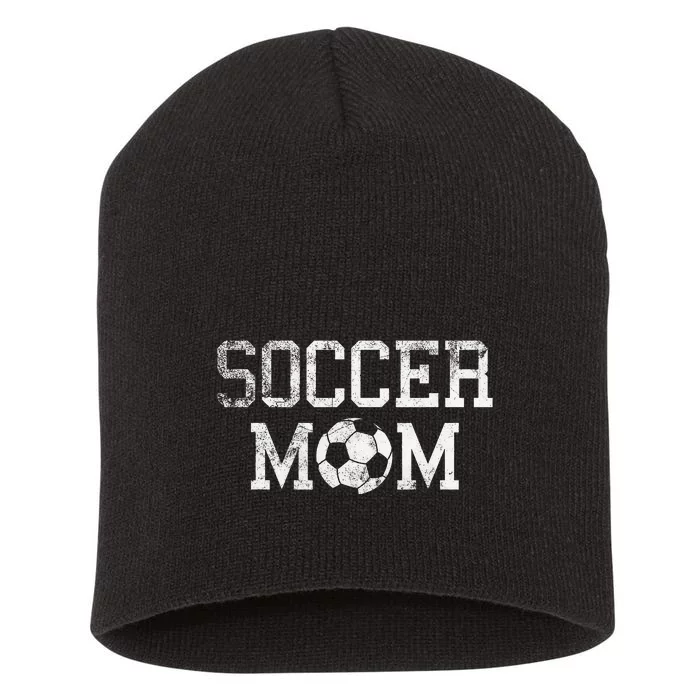 Soccer Mama Clothing Retro Vintage Soccer Mom Short Acrylic Beanie