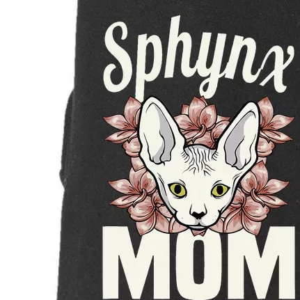 Sphinx Mom Cat Lover Sphynx Hairless Mother Breed Naked Cat Doggie 3-End Fleece Hoodie