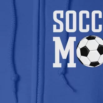 Soccer Mama Cool Gift Soccer Mom Gift Full Zip Hoodie