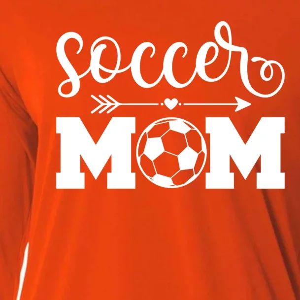 Soccer Mom Cute Gift Cooling Performance Long Sleeve Crew