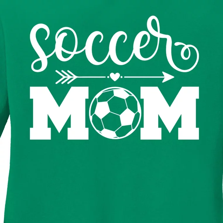 Soccer Mom Cute Gift Ladies Long Sleeve Shirt