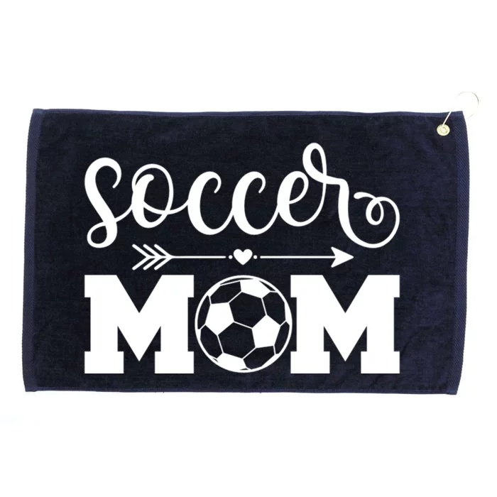 Soccer Mom Cute Gift Grommeted Golf Towel