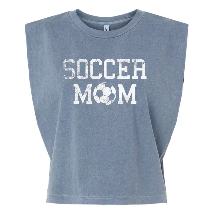 Soccer Mama Clothing Retro Vintage Soccer Mom Garment-Dyed Women's Muscle Tee