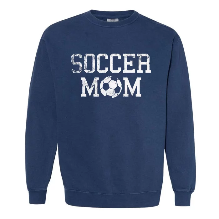 Soccer Mama Clothing Retro Vintage Soccer Mom Garment-Dyed Sweatshirt