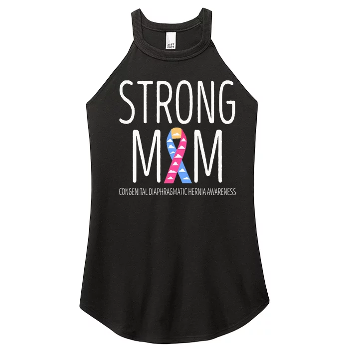 Strong Mom Congenital Diaphragmatic Hernia Awareness Women’s Perfect Tri Rocker Tank