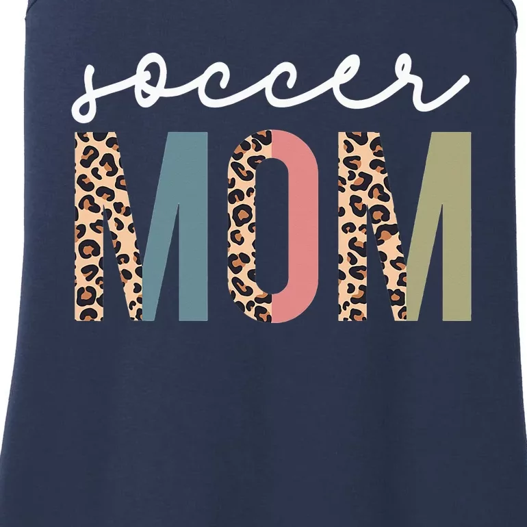 Soccer Mom Cute Mom Life Soccer Game Day Cheer Mom Ladies Essential Tank