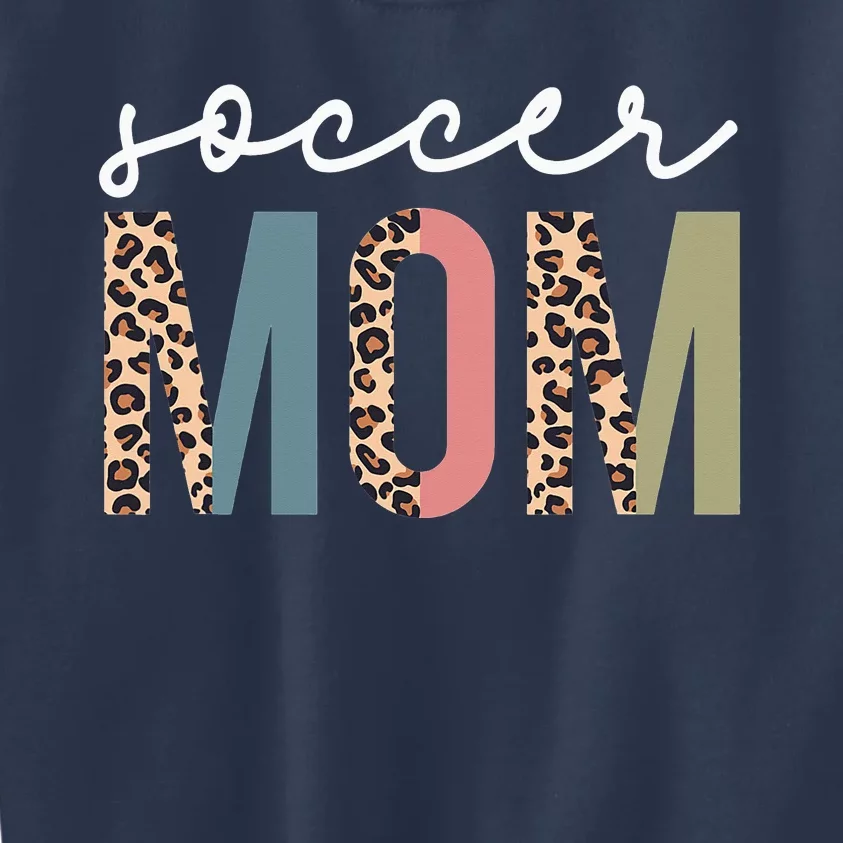 Soccer Mom Cute Mom Life Soccer Game Day Cheer Mom Kids Sweatshirt