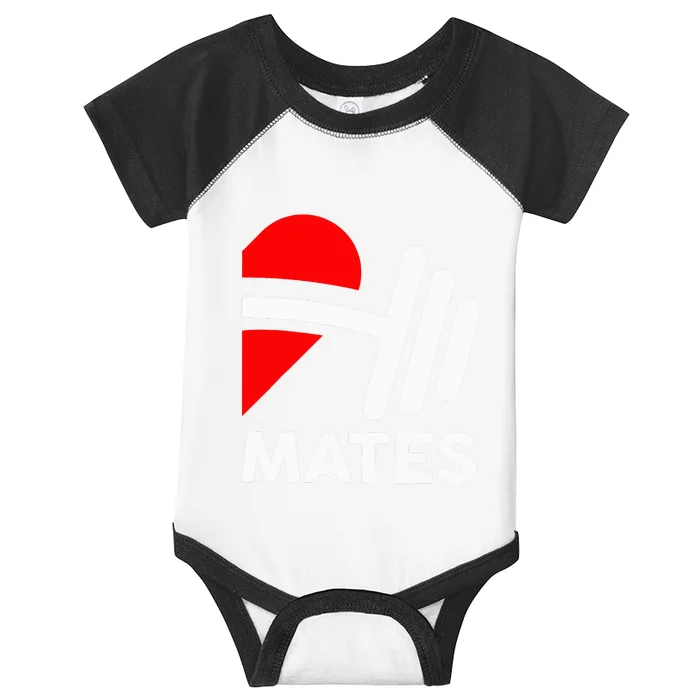 Swole Mates Couples Matching Couples Workout Gym Partner Infant Baby Jersey Bodysuit