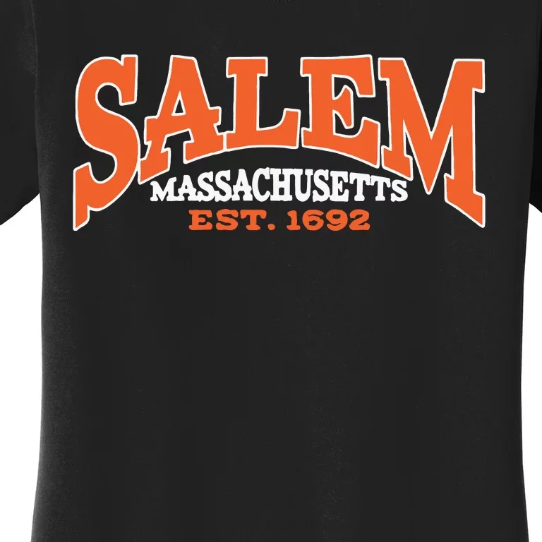 Salem Massachusetts Cute Fall Salem Est 1692 Women's T-Shirt