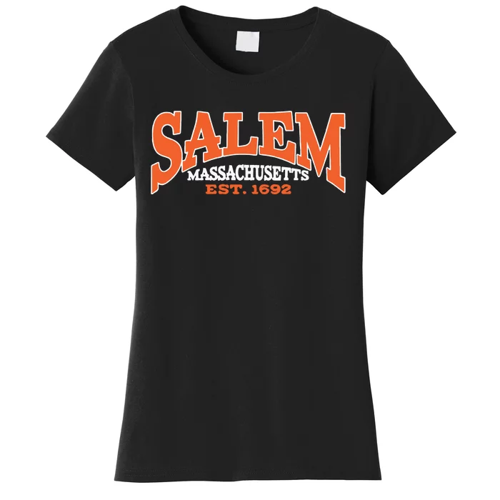 Salem Massachusetts Cute Fall Salem Est 1692 Women's T-Shirt