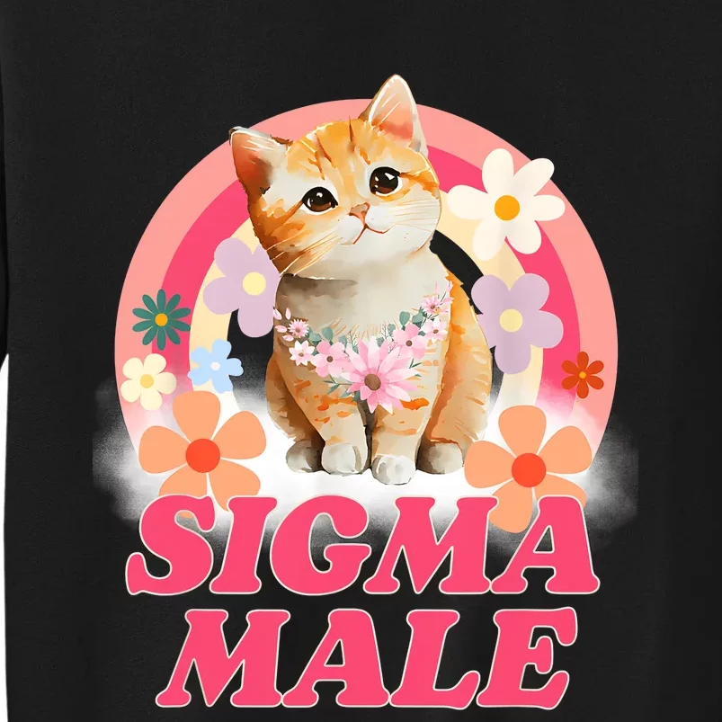 Sigma Male Cat Kitten Funny Sweatshirt