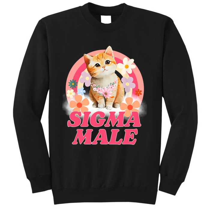 Sigma Male Cat Kitten Funny Sweatshirt