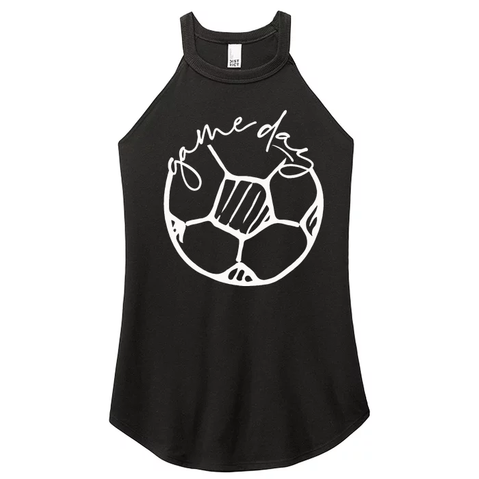 Soccer Mom Cute Mom Life Soccer Game Day Cheer Mom Women’s Perfect Tri Rocker Tank