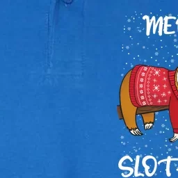 Sloth Merry Christmas Sweater Santa Sloth Merry Slothmas Funny Gift Softstyle Adult Sport Polo