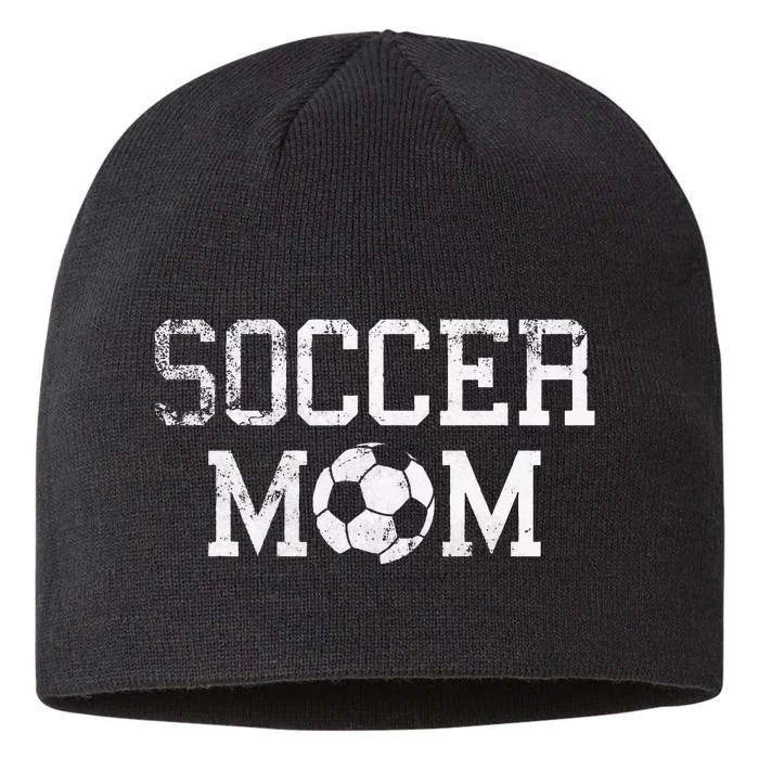 Soccer Mama Clothing Retro Vintage Soccer Mom 8 1/2in Sustainable Knit Beanie