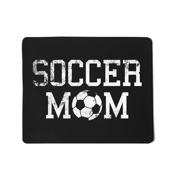 Soccer Mama Clothing Retro Vintage Soccer Mom Mousepad