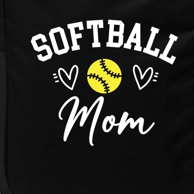 Softball Mom Cute Game Day Outfit Gift Impact Tech Backpack