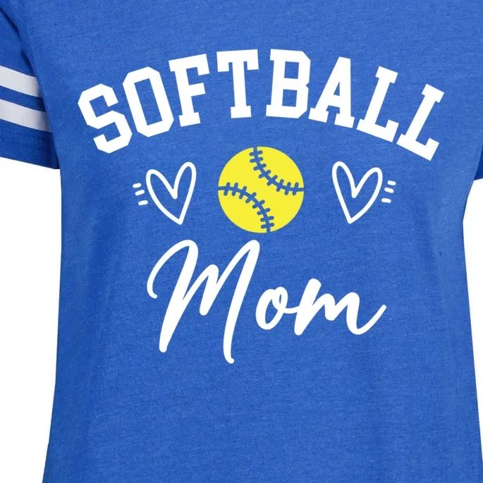 Softball Mom Cute Game Day Outfit Gift Enza Ladies Jersey Football T-Shirt