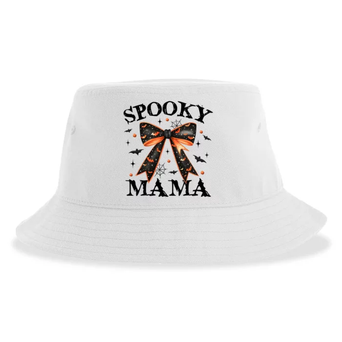 Spooky Mama Coquette Halloween Sustainable Bucket Hat