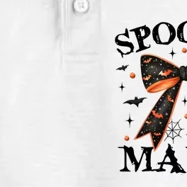 Spooky Mama Coquette Halloween Dry Zone Grid Performance Polo