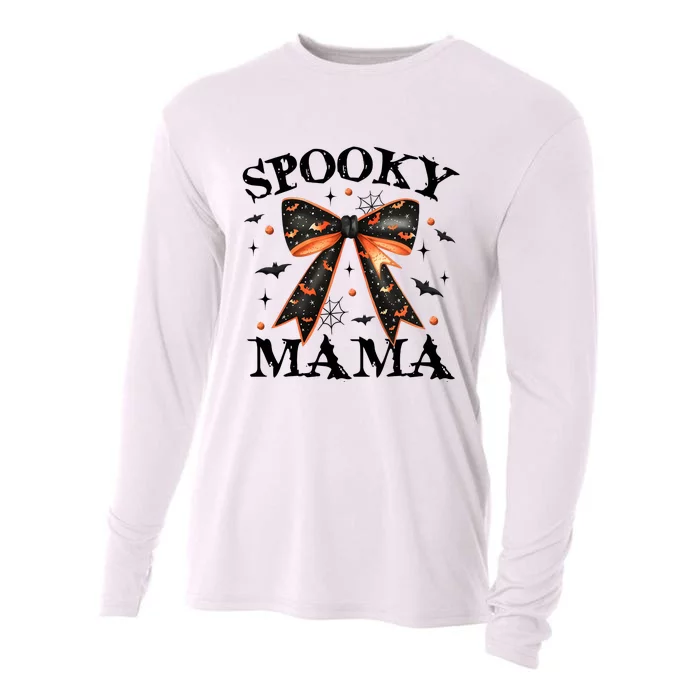 Spooky Mama Coquette Halloween Cooling Performance Long Sleeve Crew