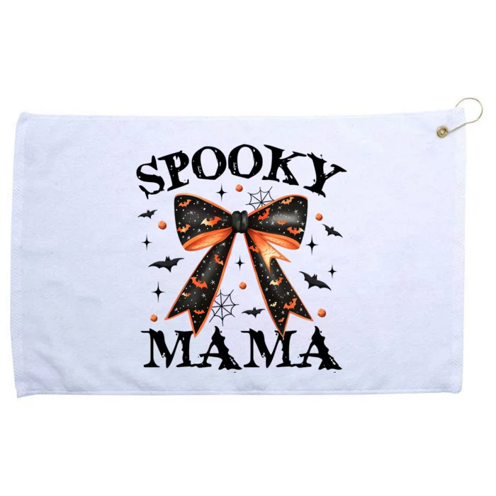 Spooky Mama Coquette Halloween Grommeted Golf Towel