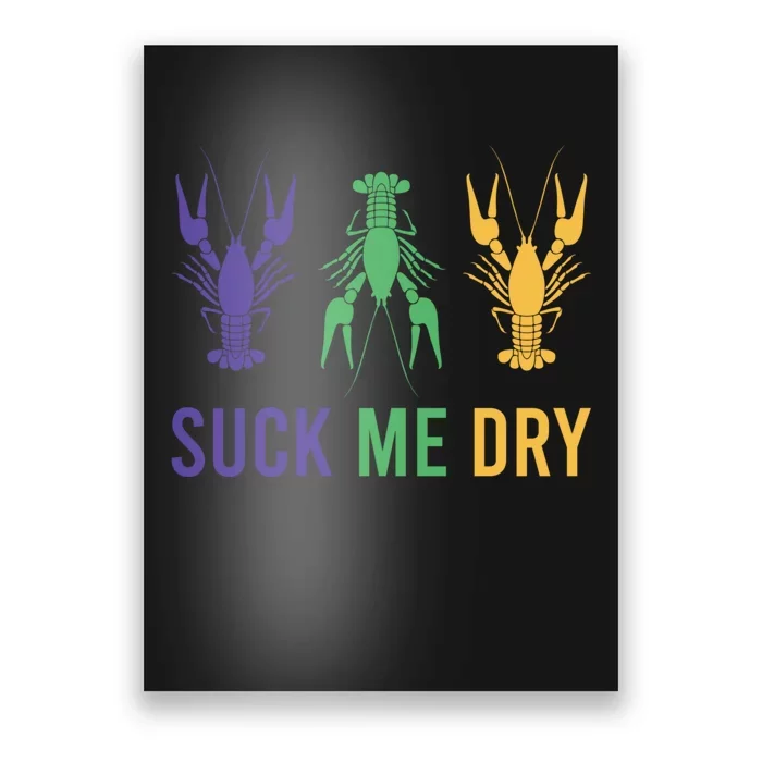 Funny Mardi Gras, Suck Me Dry, Mardi Gras Crawfish, Mardi Gras, Mardi Gras Poster