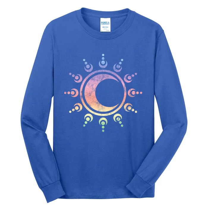 Sun Moon Dala Yoga Spirituality Meditation Magic Wicca Gift Tall Long Sleeve T-Shirt