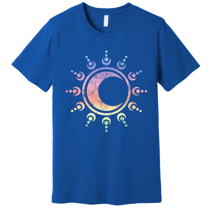 Sun Moon Dala Yoga Spirituality Meditation Magic Wicca Gift Premium T-Shirt