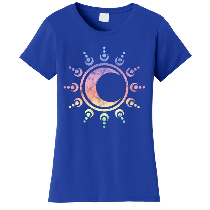 Sun Moon Dala Yoga Spirituality Meditation Magic Wicca Gift Women's T-Shirt